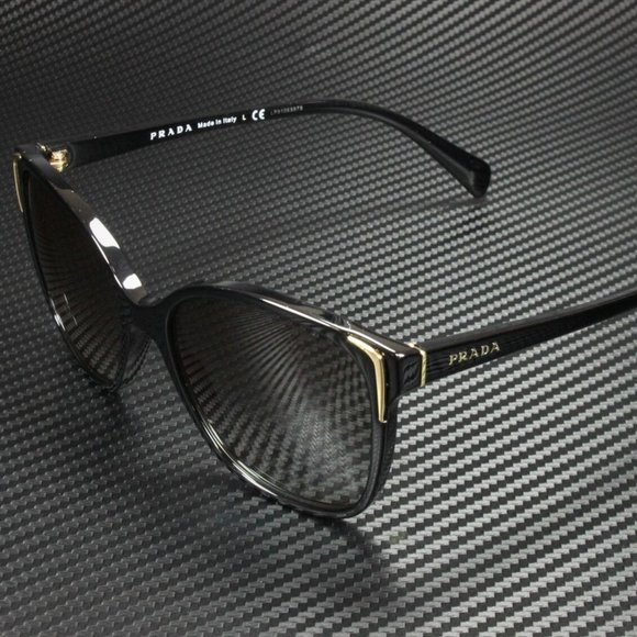 Prada Women's Black and Grey Gradient Sunglasses! - Picture 1 of 4